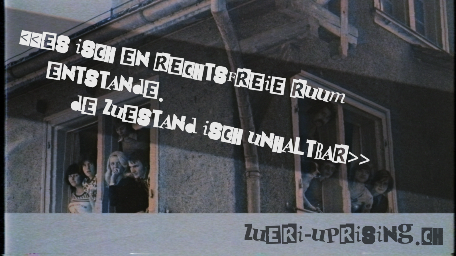 Züri Uprising - Mit dem Smartphone die Jugendbewegung der 1980er erfahren