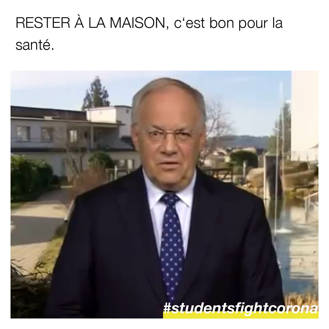 Students Fight Corona: Social Media-Kampagne «zum daheim bleiben»