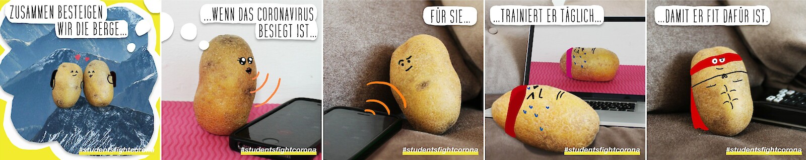 Students Fight Corona: Social Media-Kampagne «zum daheim bleiben»