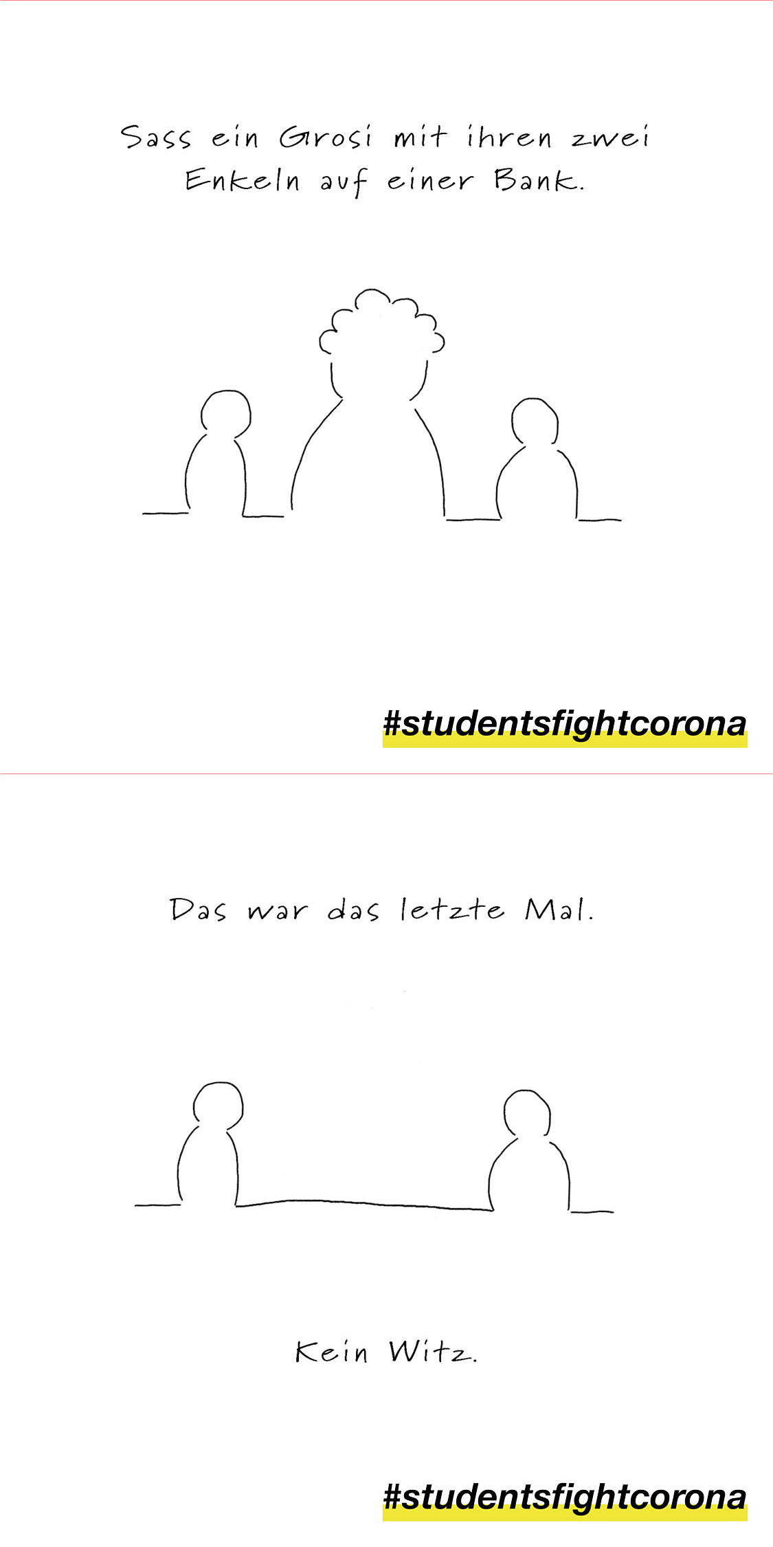 Students Fight Corona: Social Media-Kampagne «zum daheim bleiben»