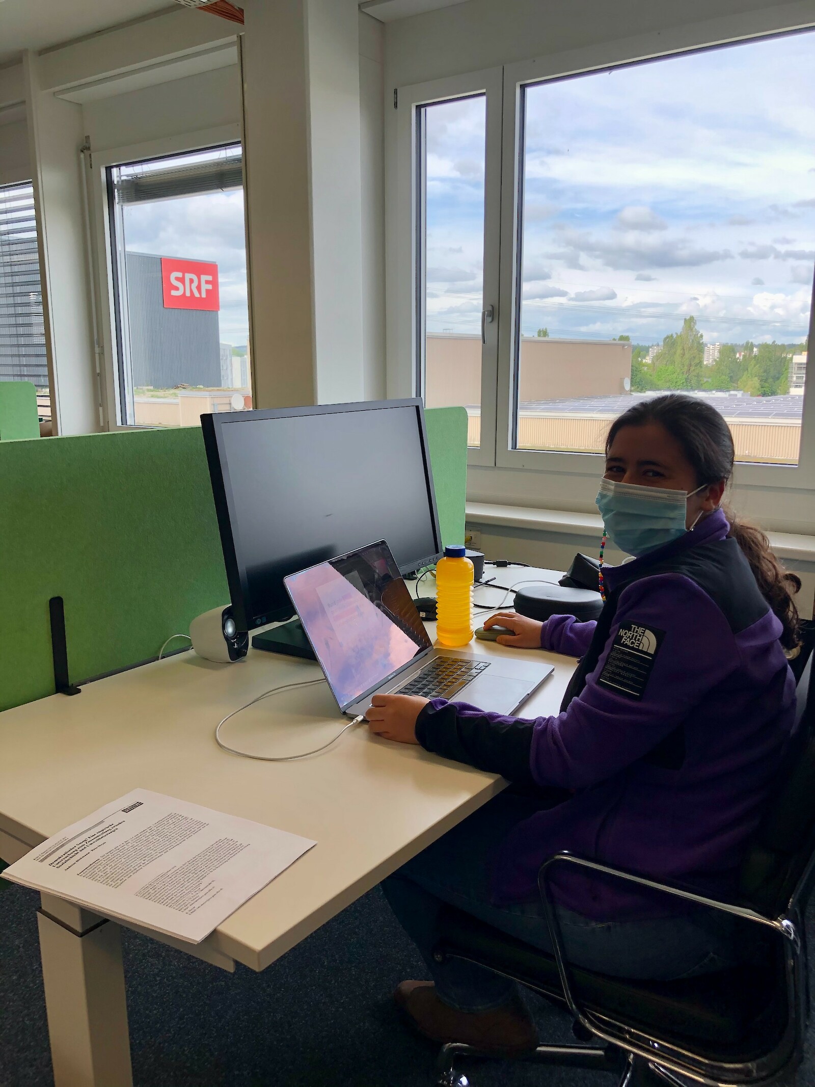 Lernte was es heisst, in einem grossen Medienhaus Social-Media und Videobeiträge zu produzieren: Erika Jorquera Dietl war im Praktikum bei SRF Forward.