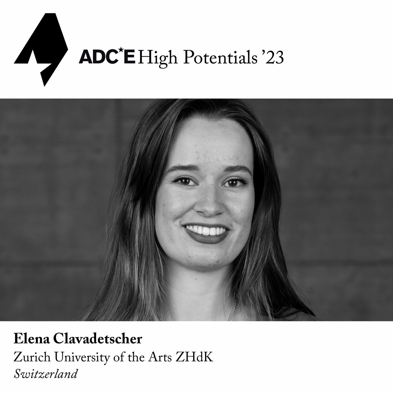 Elena Clavadetscher erhält Auszeichnung am ADCE